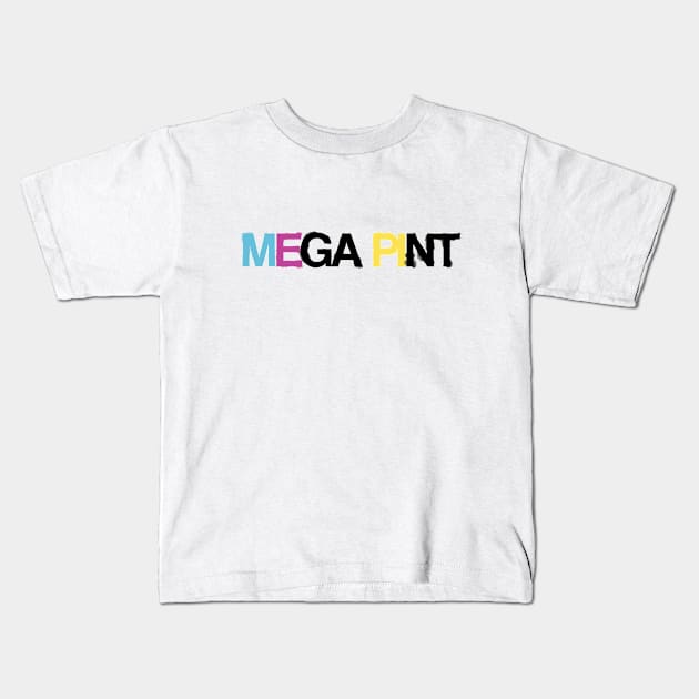 Mega Pint Kids T-Shirt by Snarky Piranha